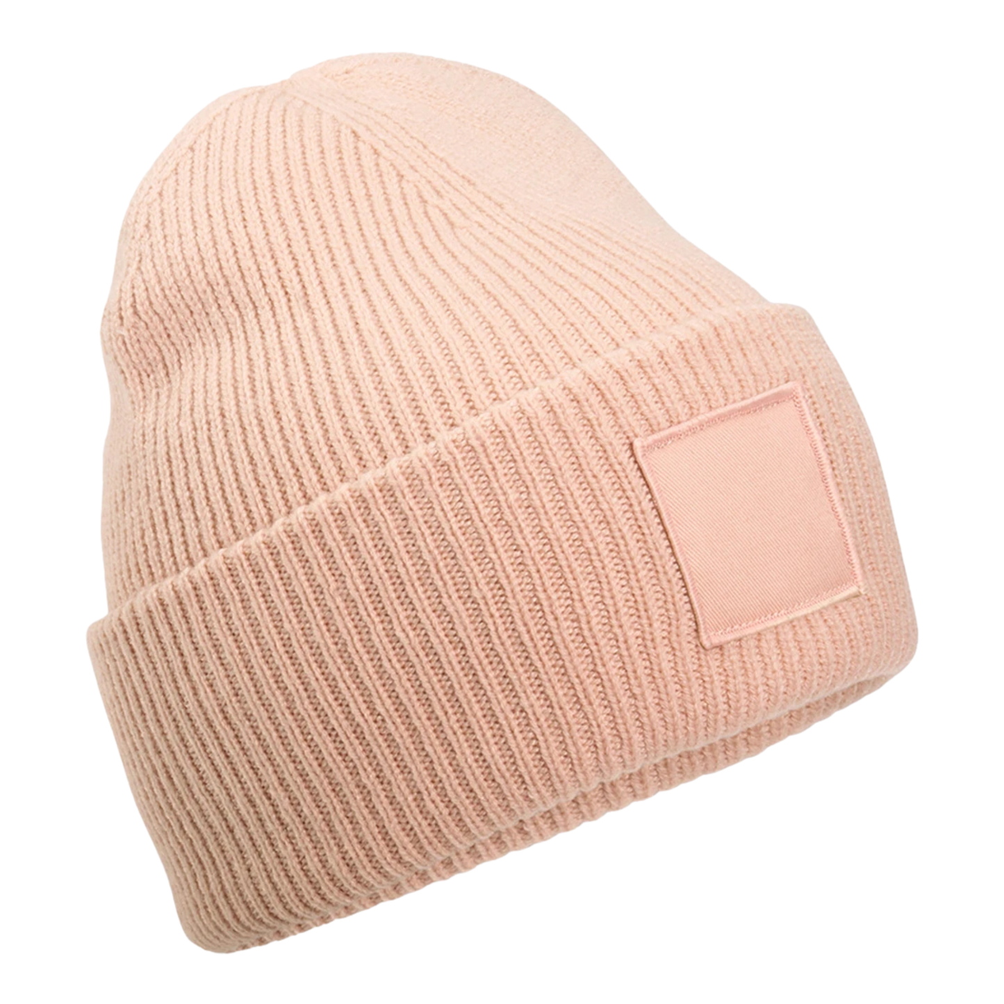 Beechfield Deep Cuff Tonal Patch Beanie