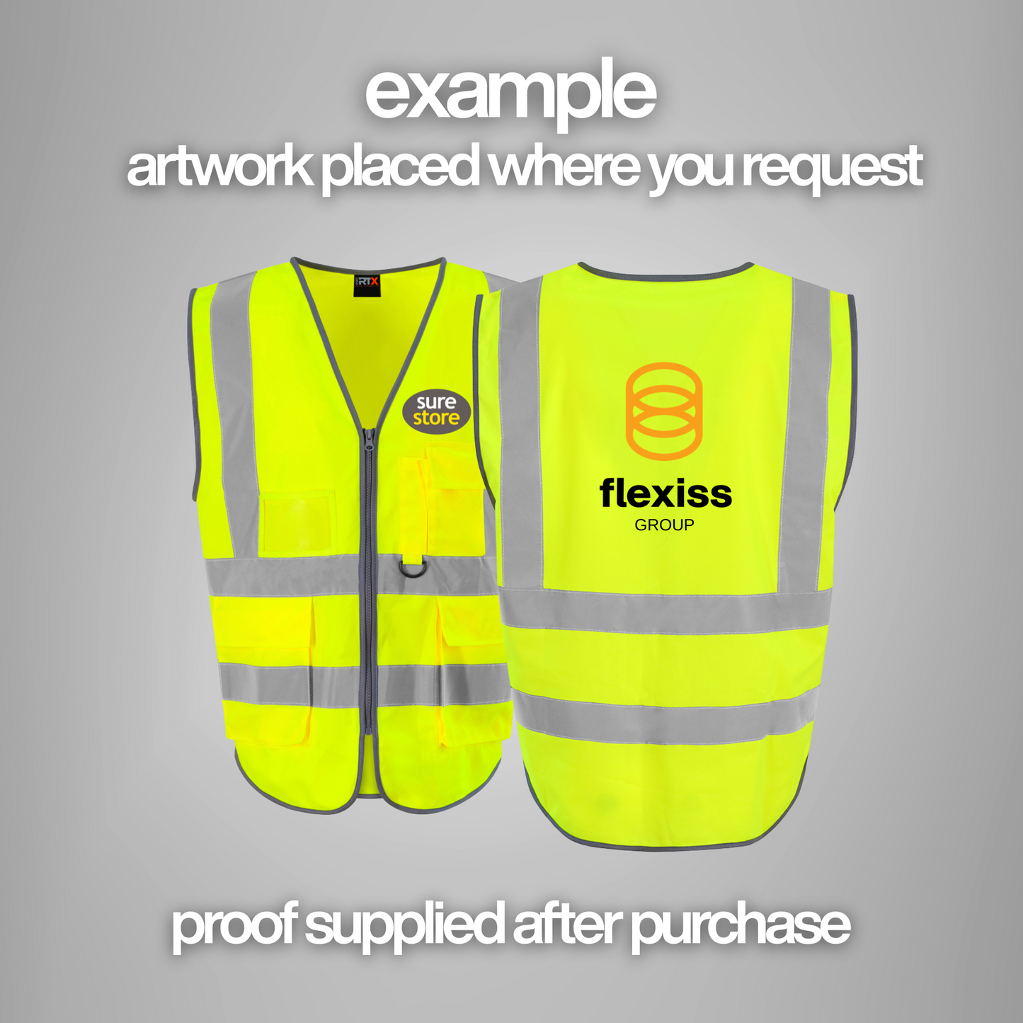 Pro RTX High Visibility Executive Waistcoat