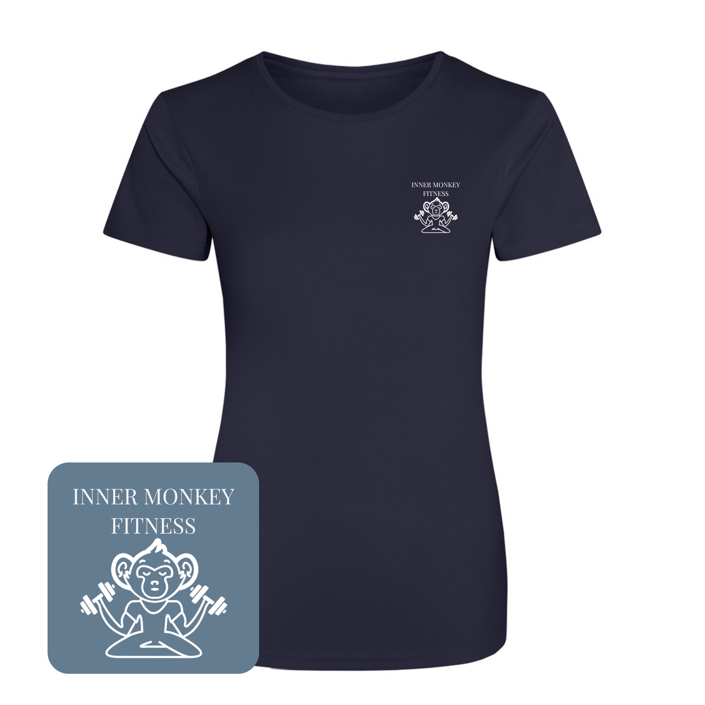 Ladies Cool T-Shirt (Navy)