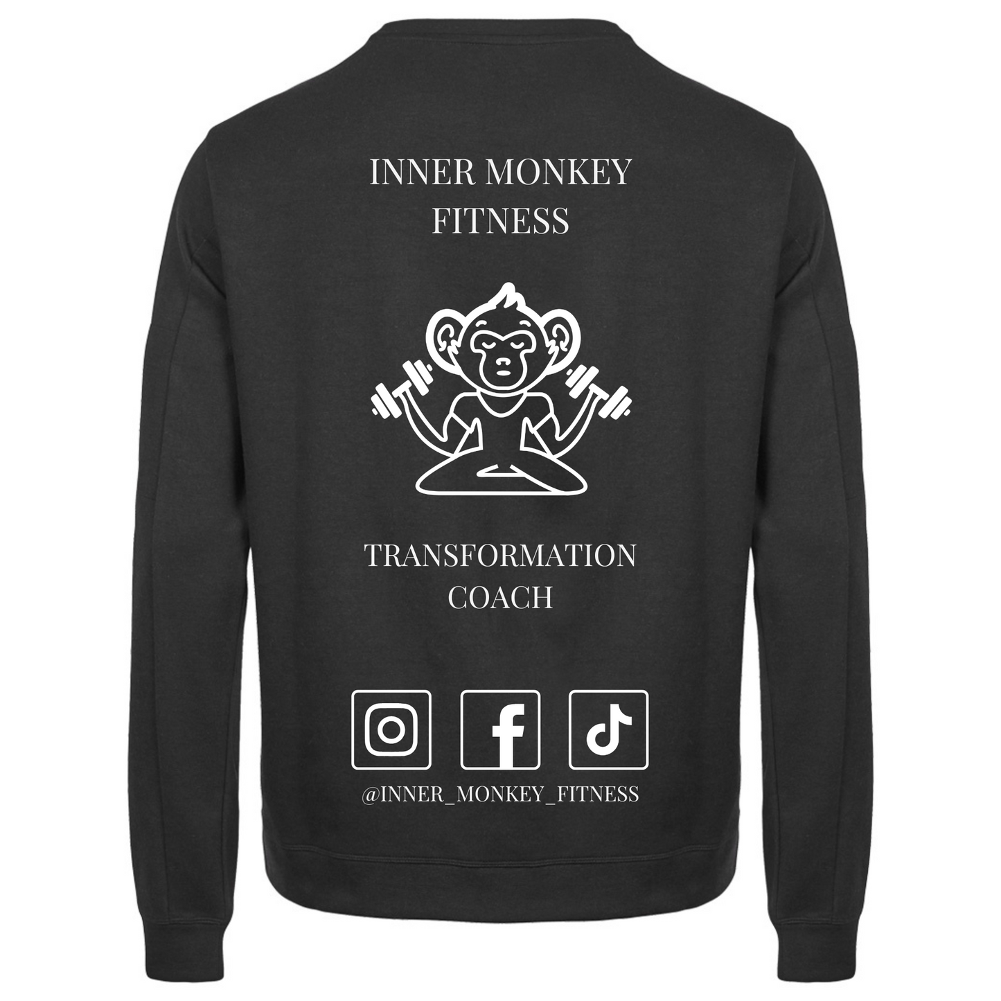 Tee Jays Athletic Crew Neck Sweatshirt (Black)