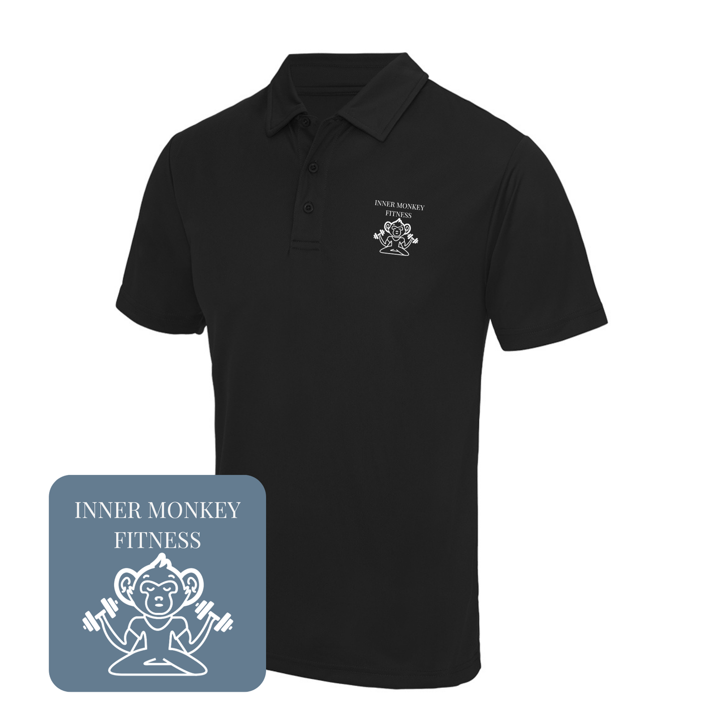 Men's Cool Polo Shirt (Black)