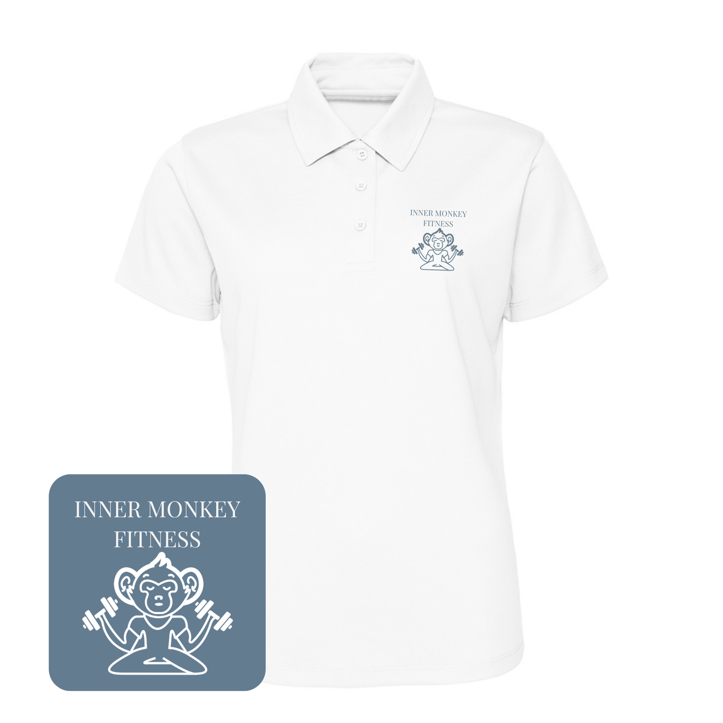 Ladies Cool Polo Shirt (White)