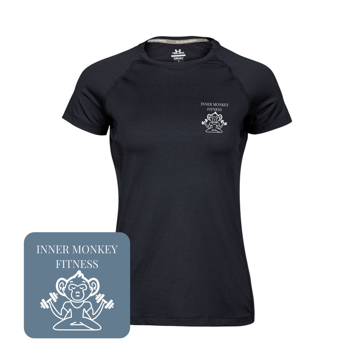 Ladies CoolDry™ T-Shirt (Black)