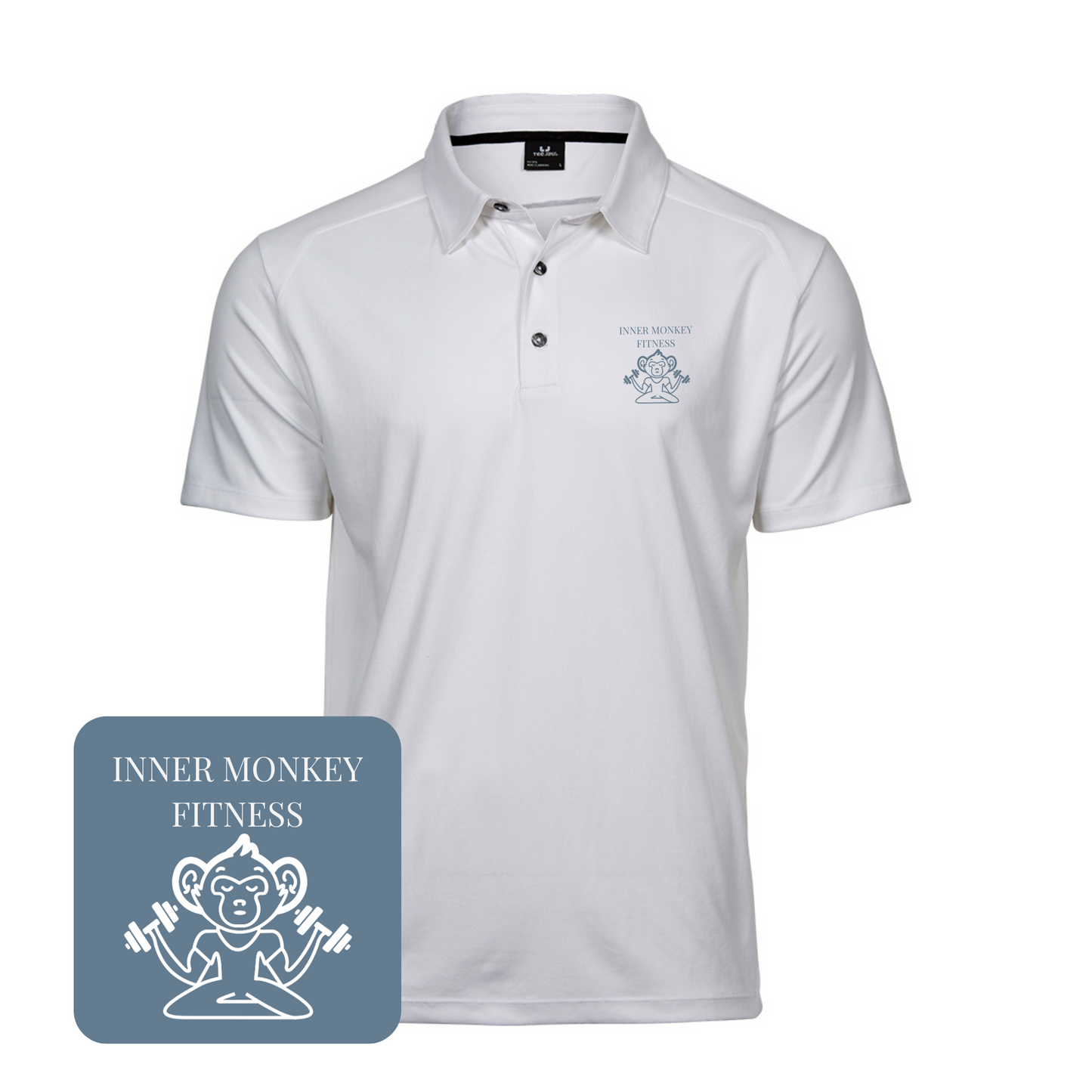 Men's Luxury Sport Polo Shirt (White)