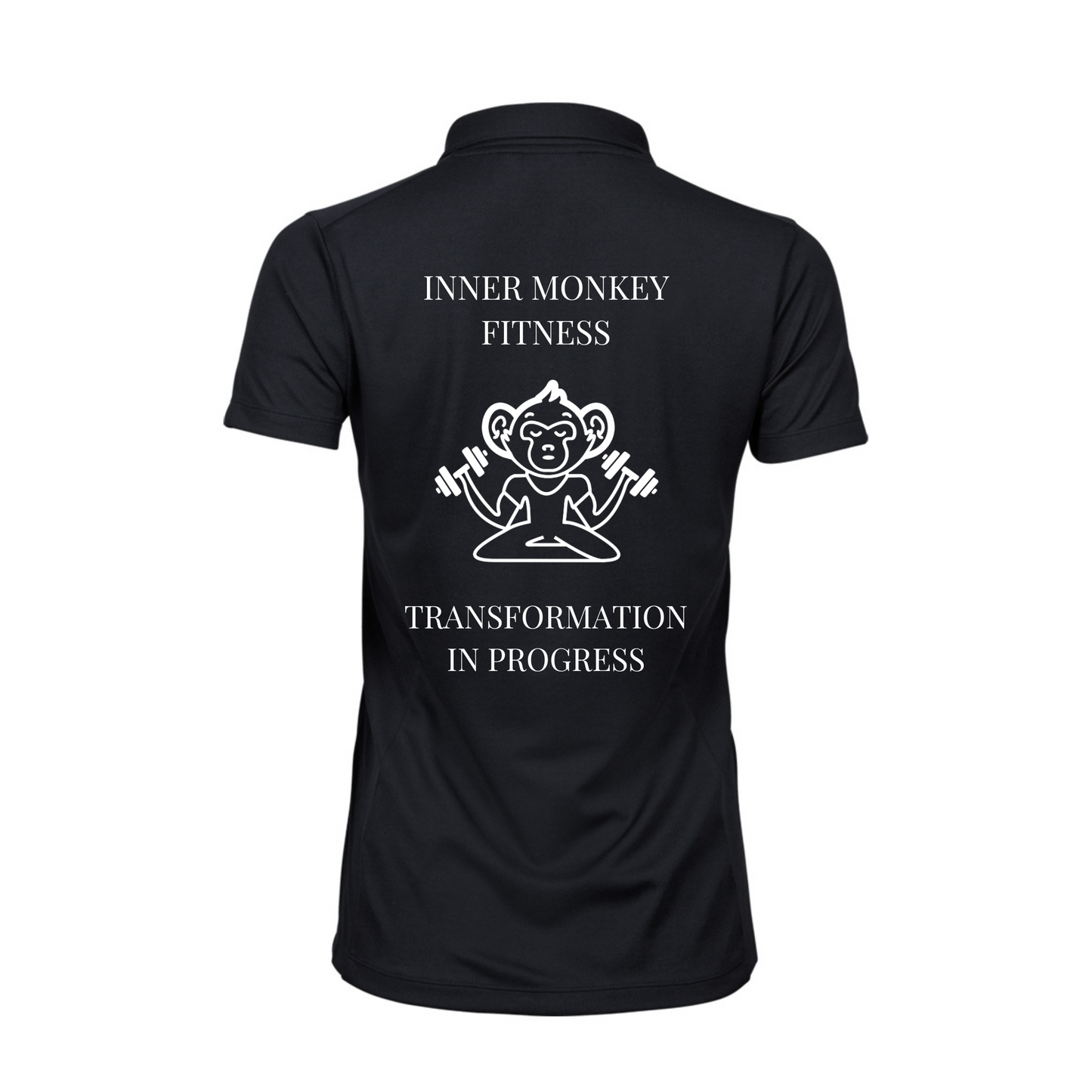 Ladies Luxury Sport Polo Shirt (Black)