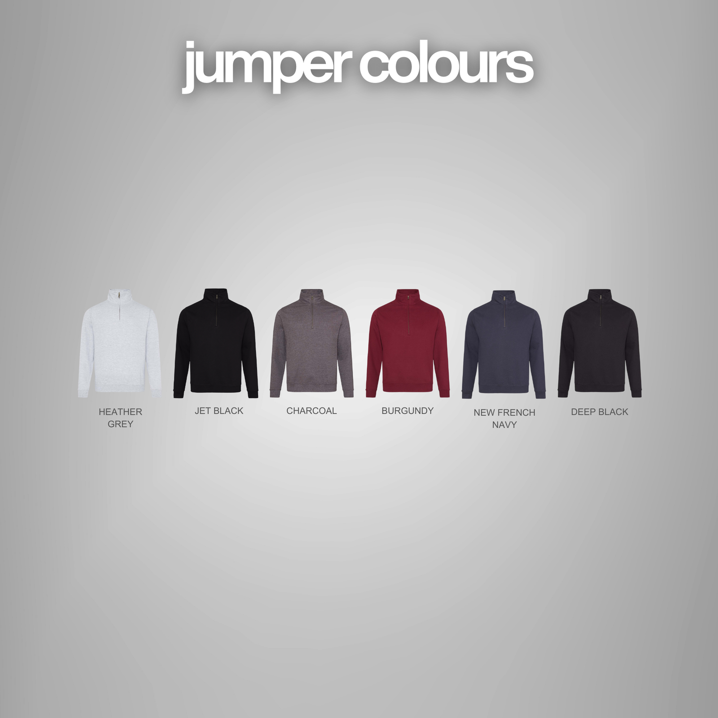 AWDis Sophomore Zip Neck Sweatshirt