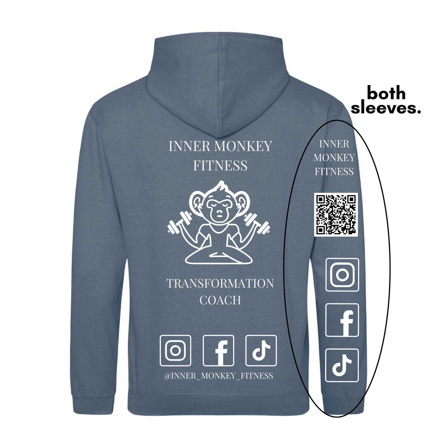 AWDis College Hoodie (Airforce Blue)