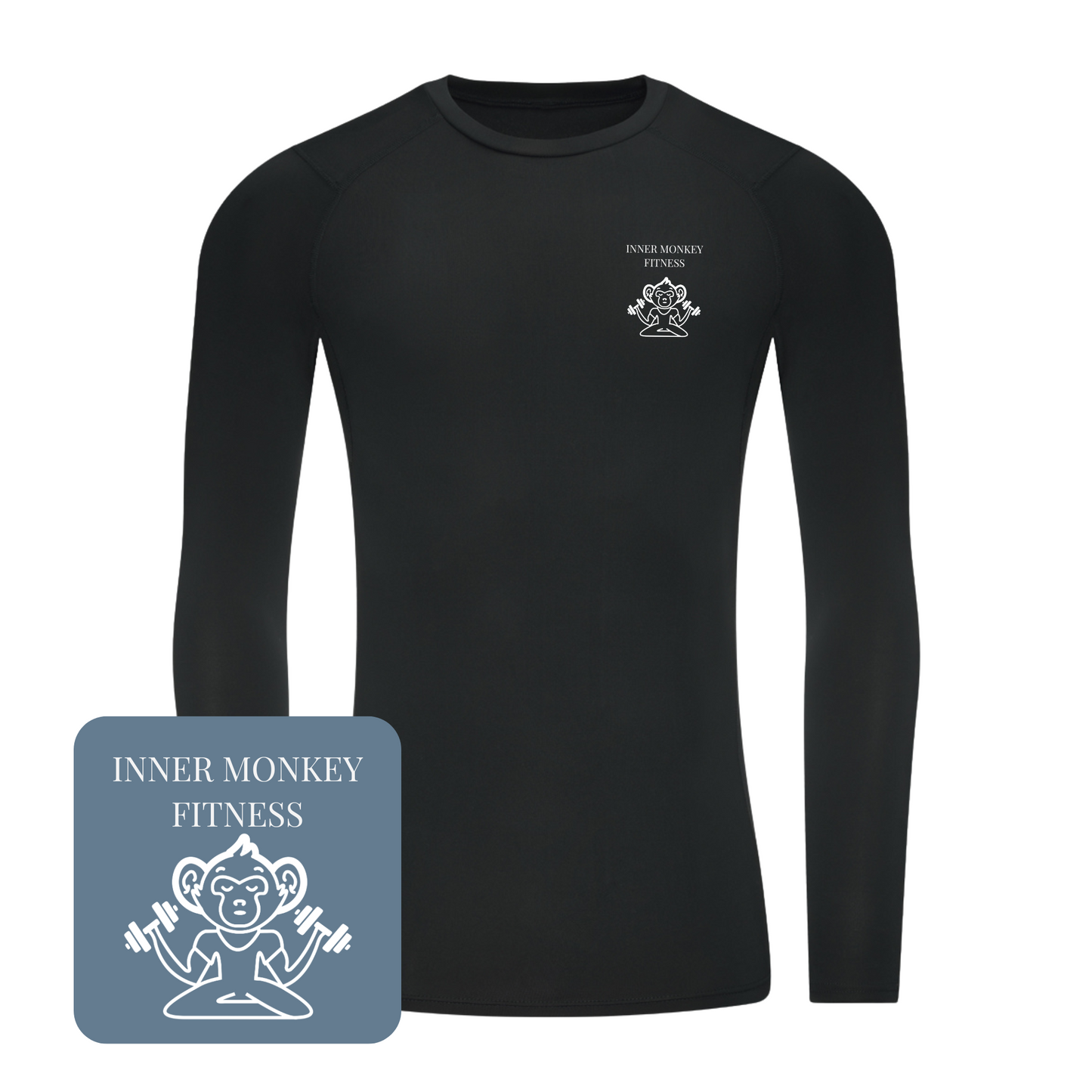 Unisex Cool Active Compression Top (Black)