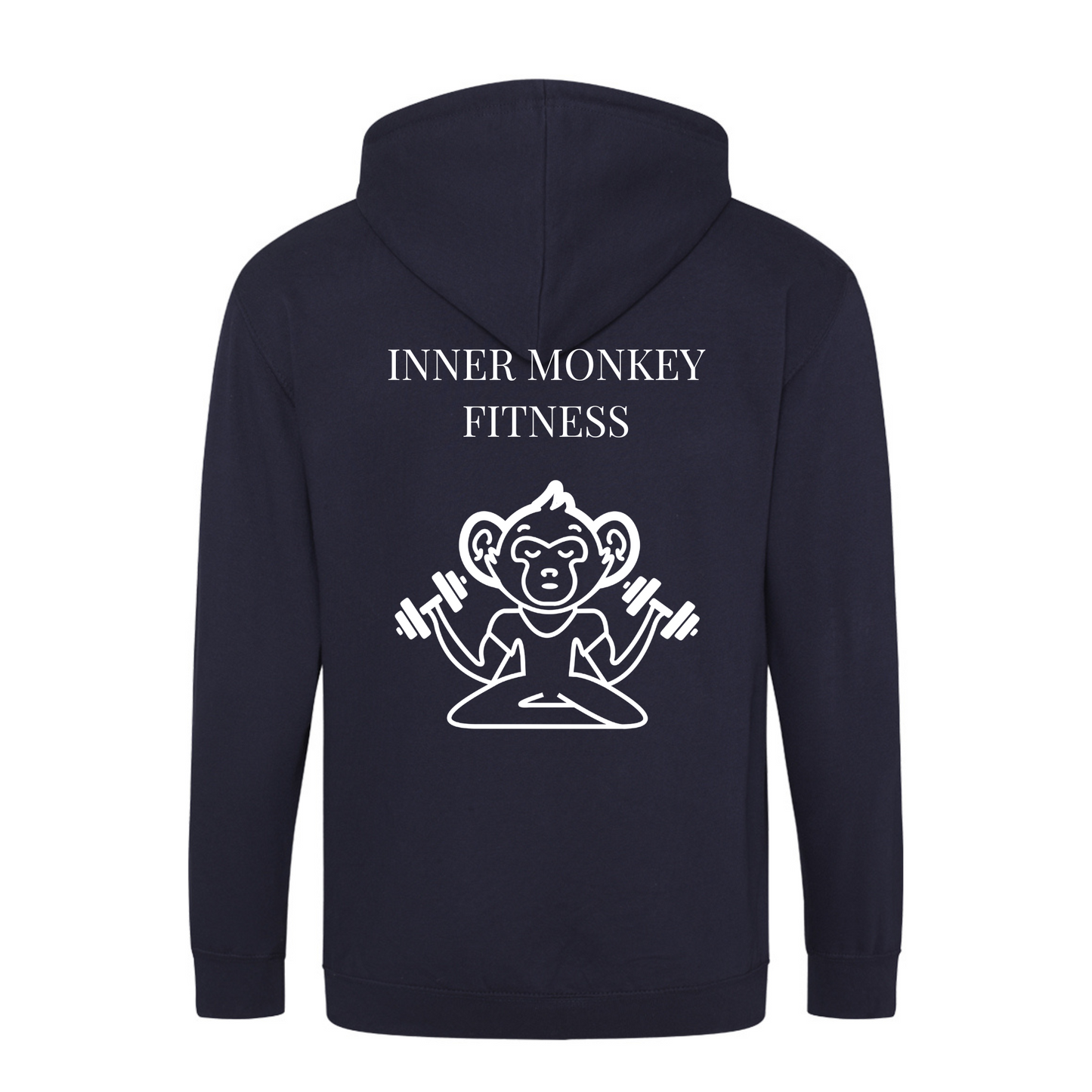 Unisex Full Zip Hoodie (Navy)
