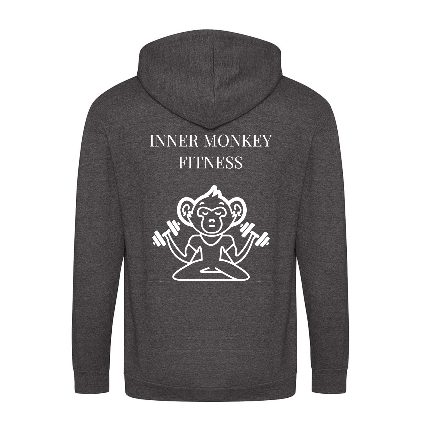 Unisex Full Zip Hoodie (Charcoal)