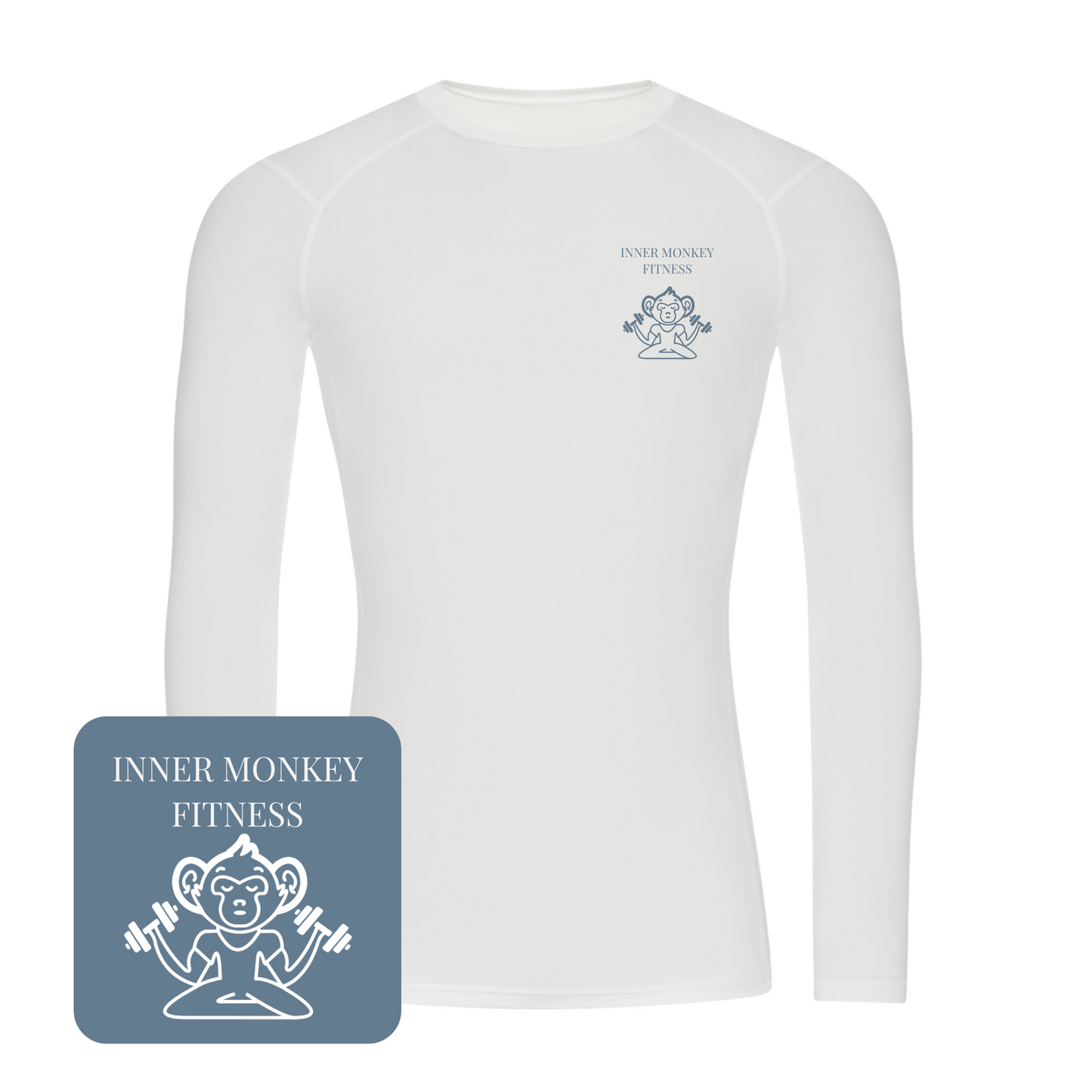 Unisex Cool Active Compression Top (White)
