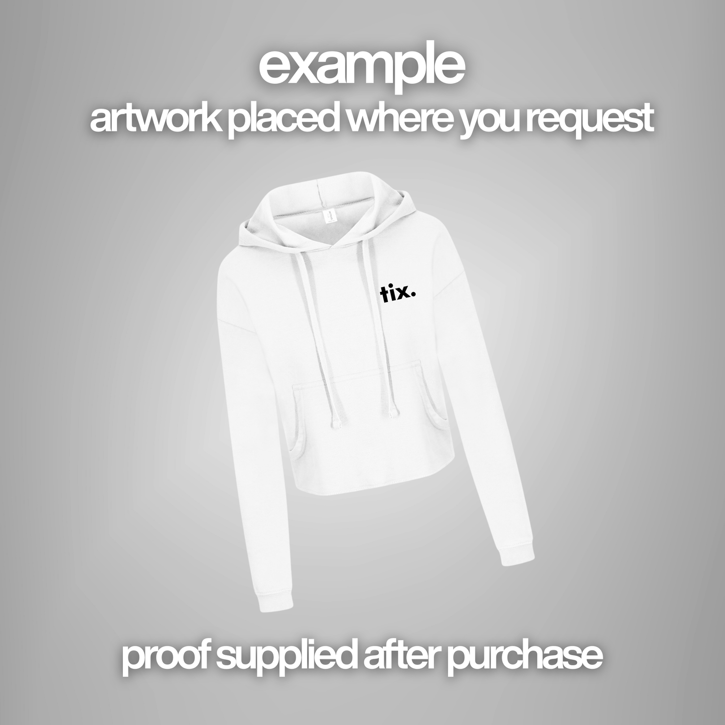 AWDis Ladies Cropped Hoodie