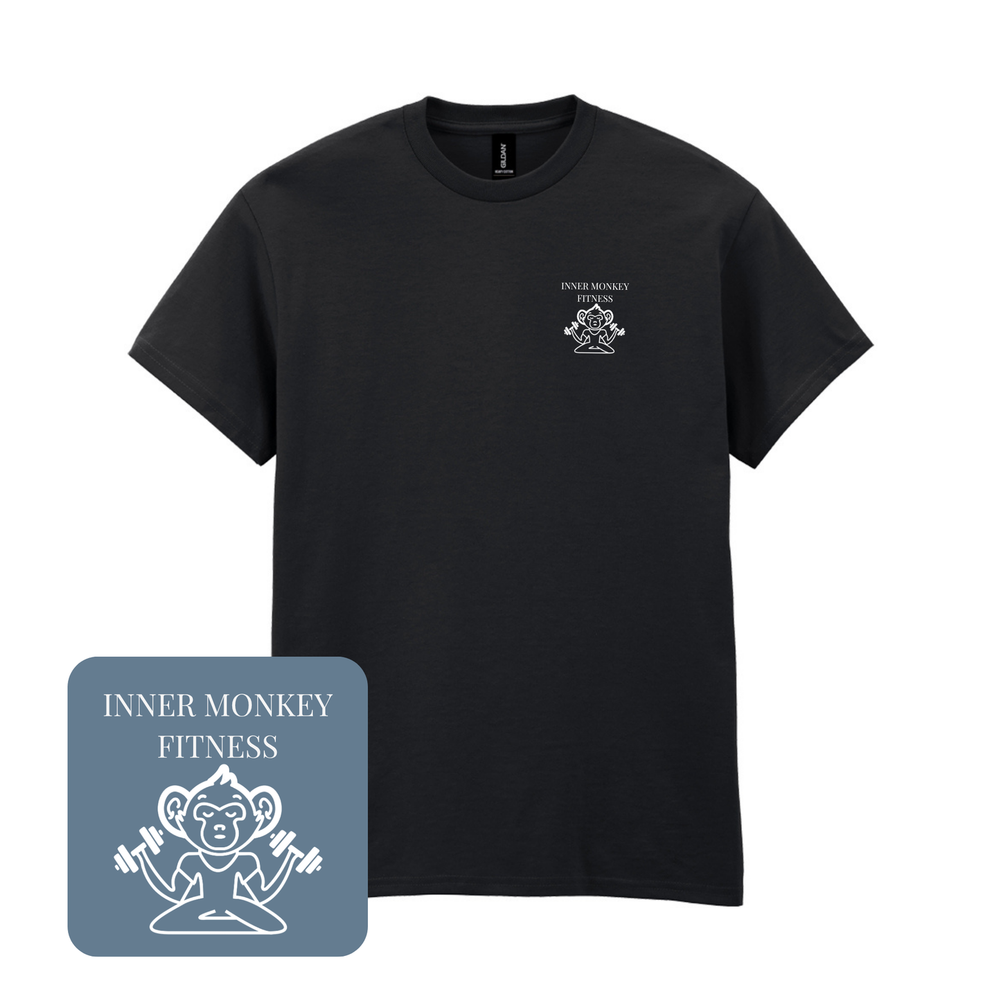 Men's Cotton T-Shirt (Black)