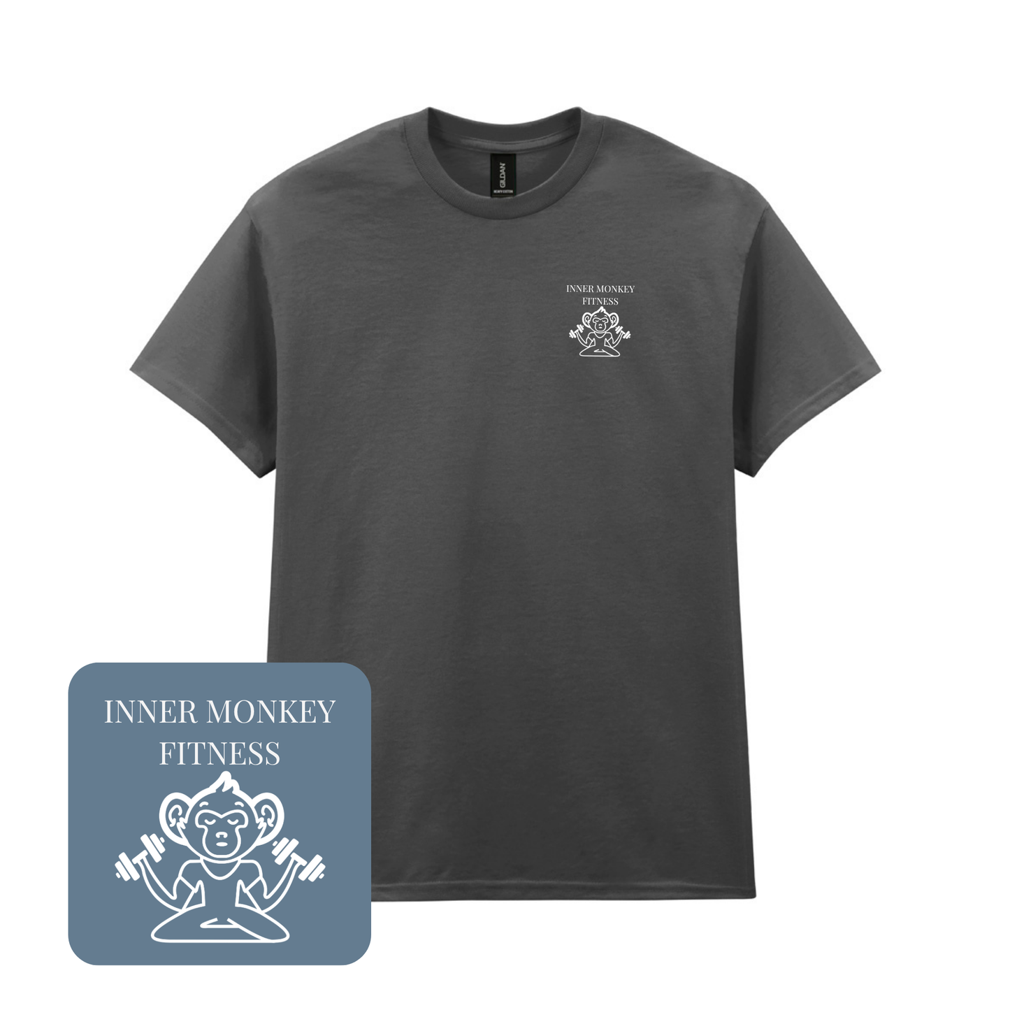 Men's Cotton T-Shirt (Charcoal)