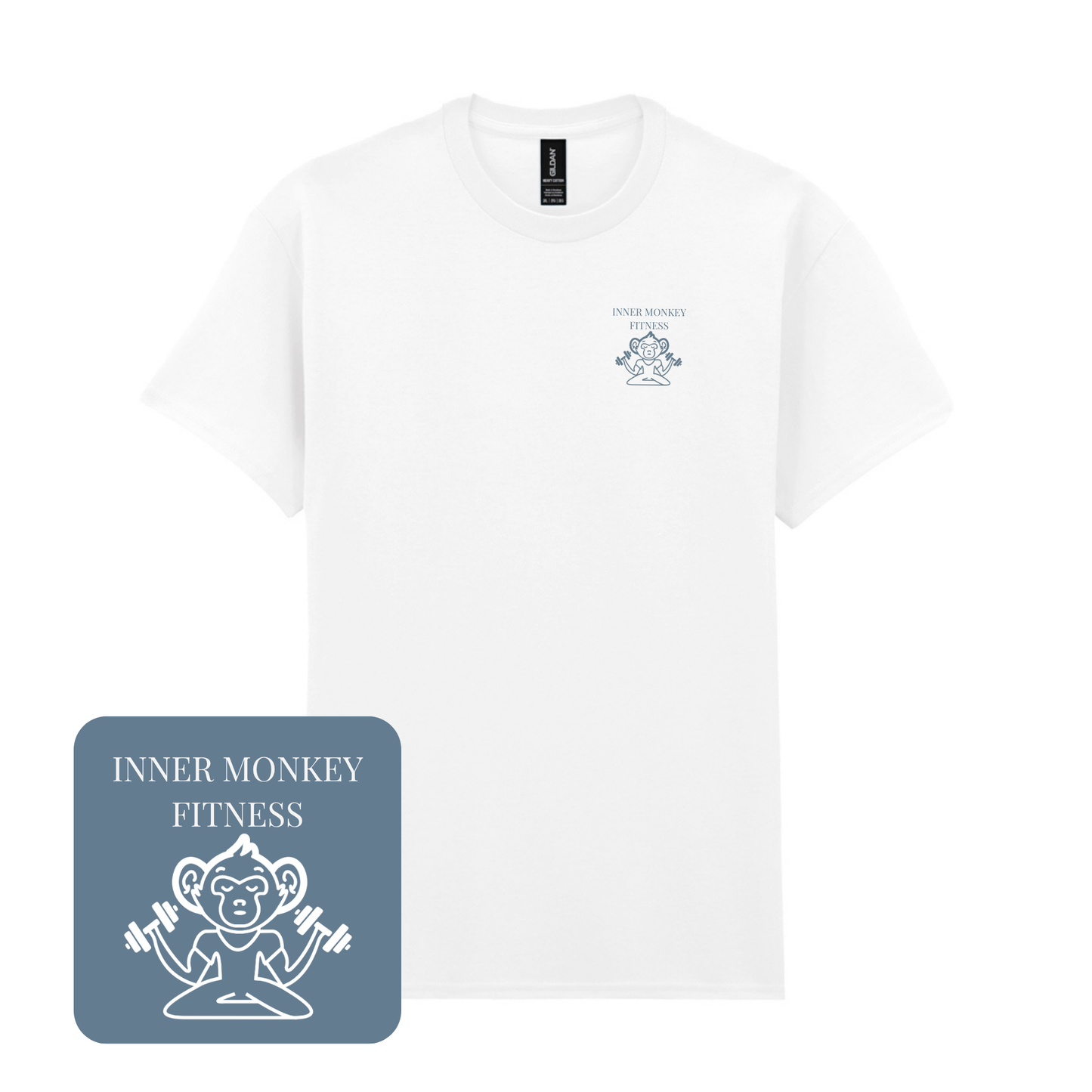 Men's Cotton T-Shirt (White)
