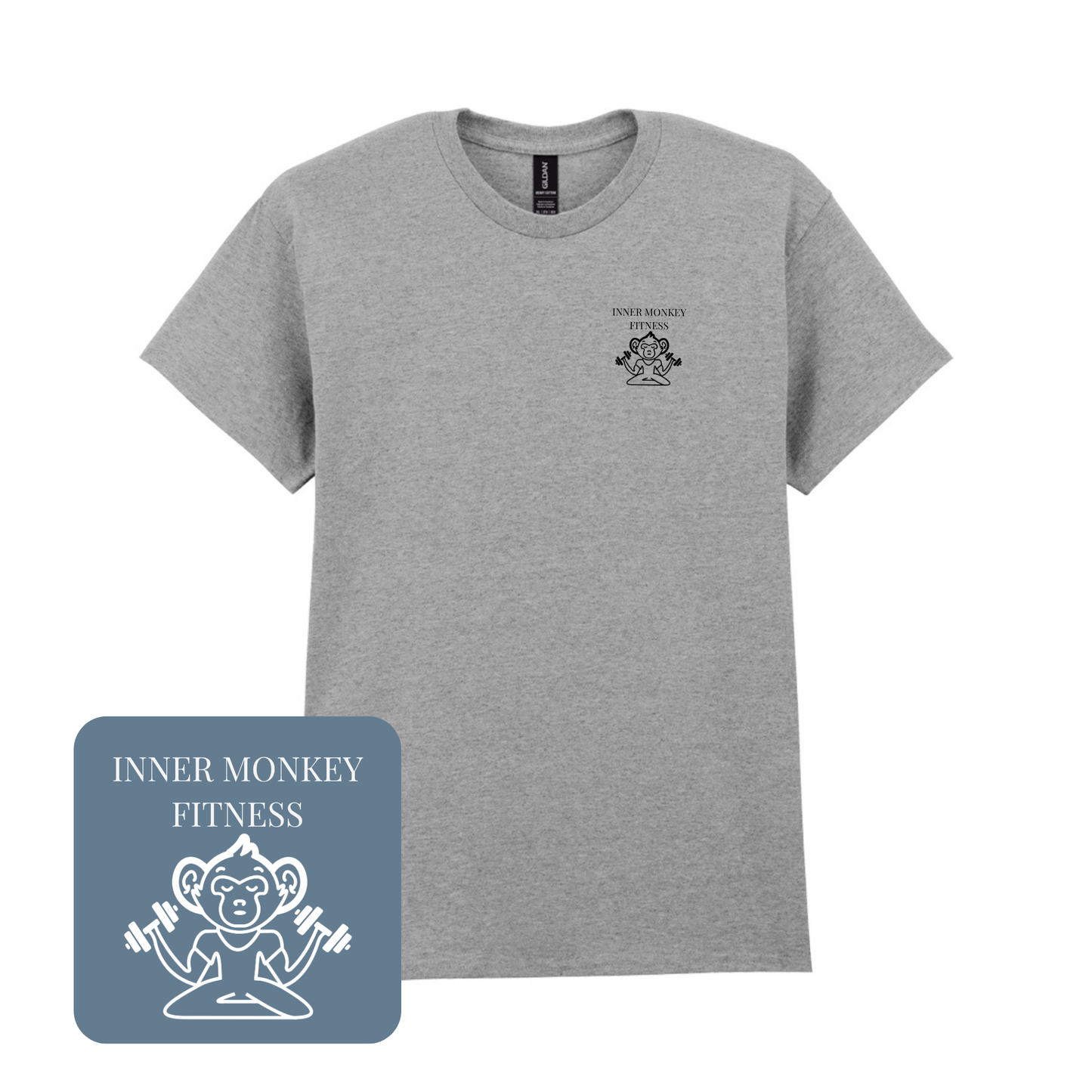 Men's Cotton T-Shirt (Grey)