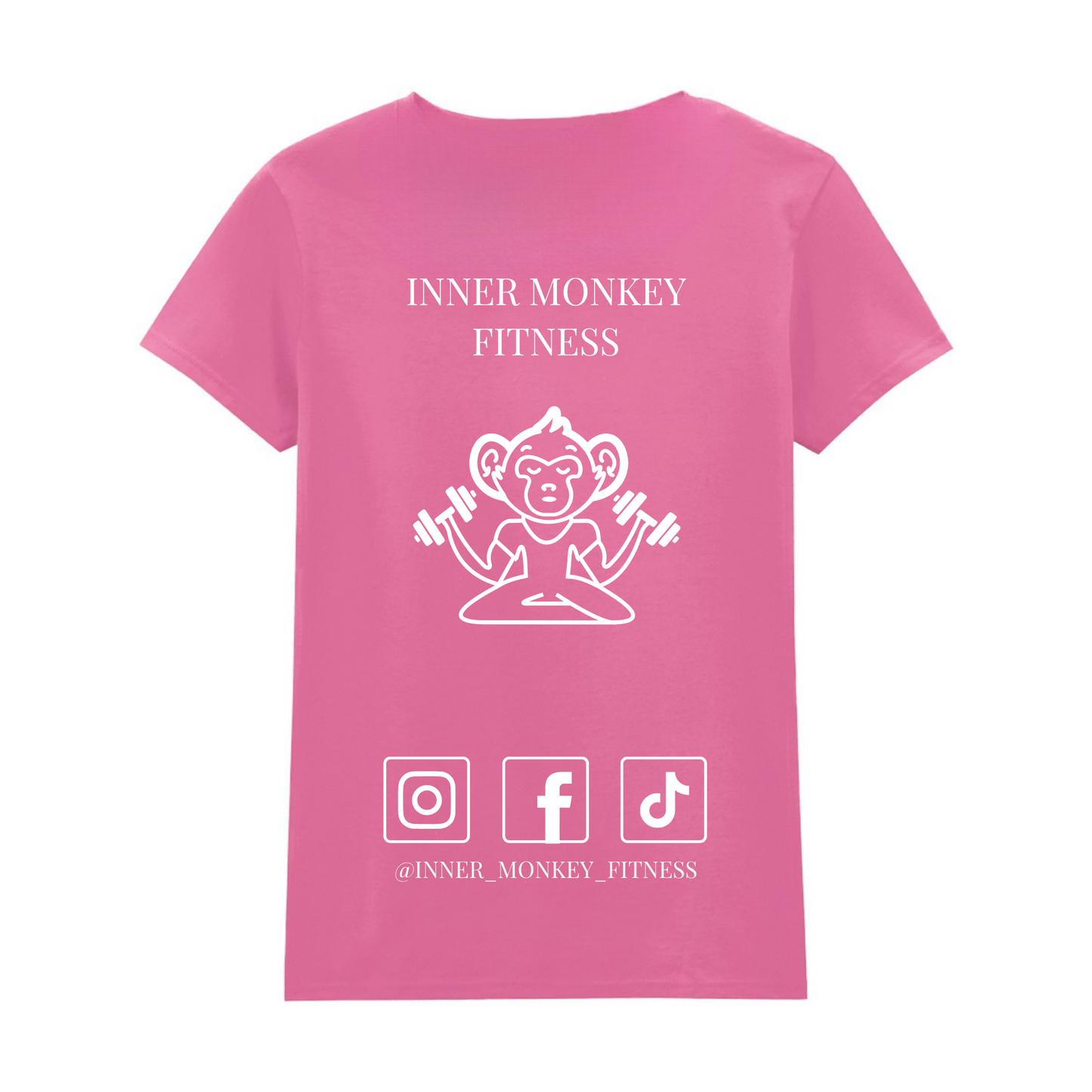 Ladies Cotton T-Shirt (Pink)