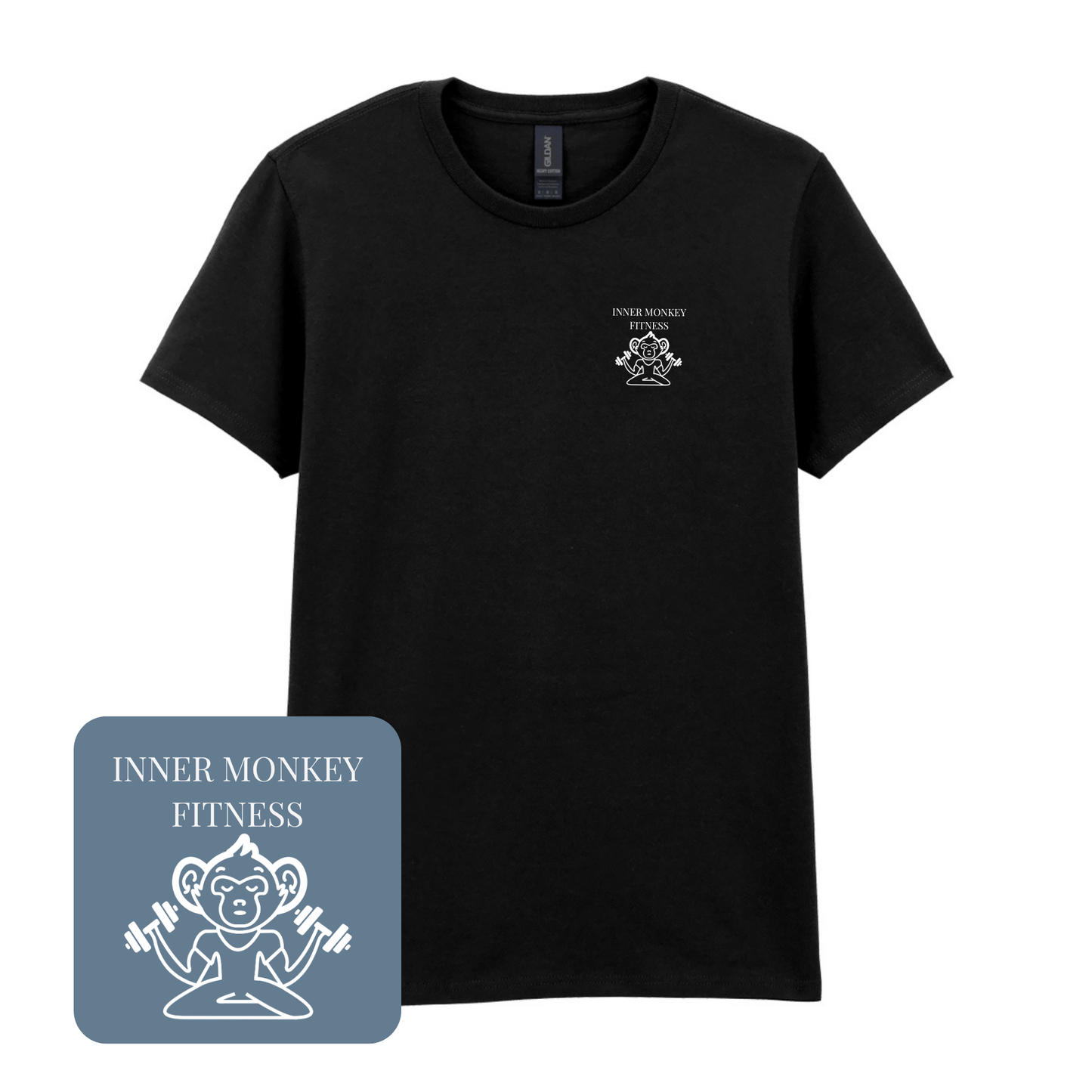 Ladies Cotton T-Shirt (Black)
