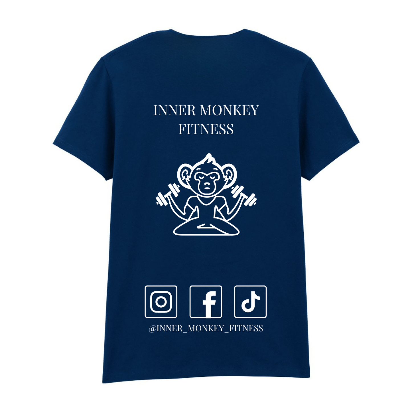 Ladies Cotton T-Shirt (Navy)
