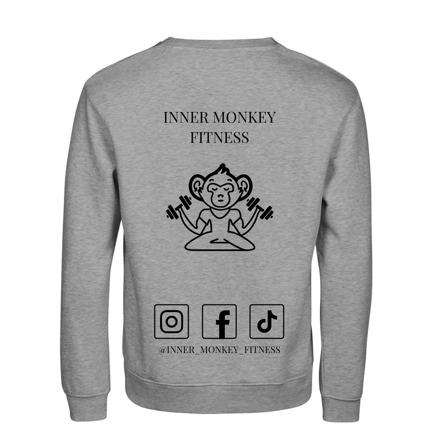 Unisex Athletic Crew Neck Sweatshirt (Grey)