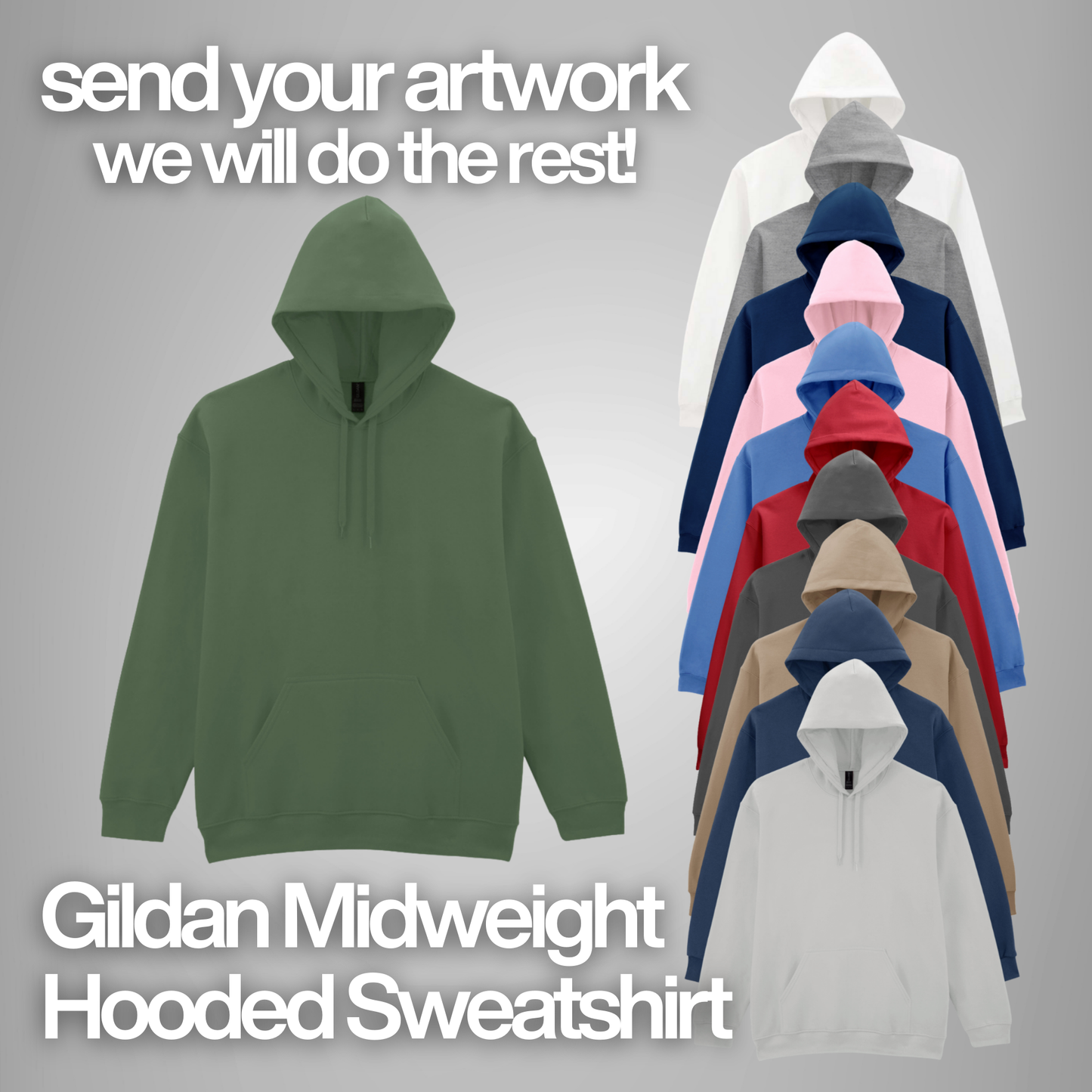 Gildan SoftStyle® Midweight Hooded Sweatshirt