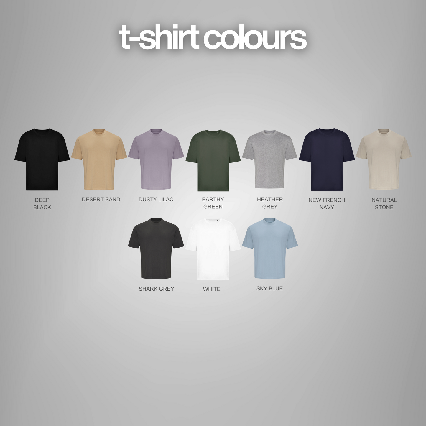 AWDis Unisex Oversize 100 T-Shirt