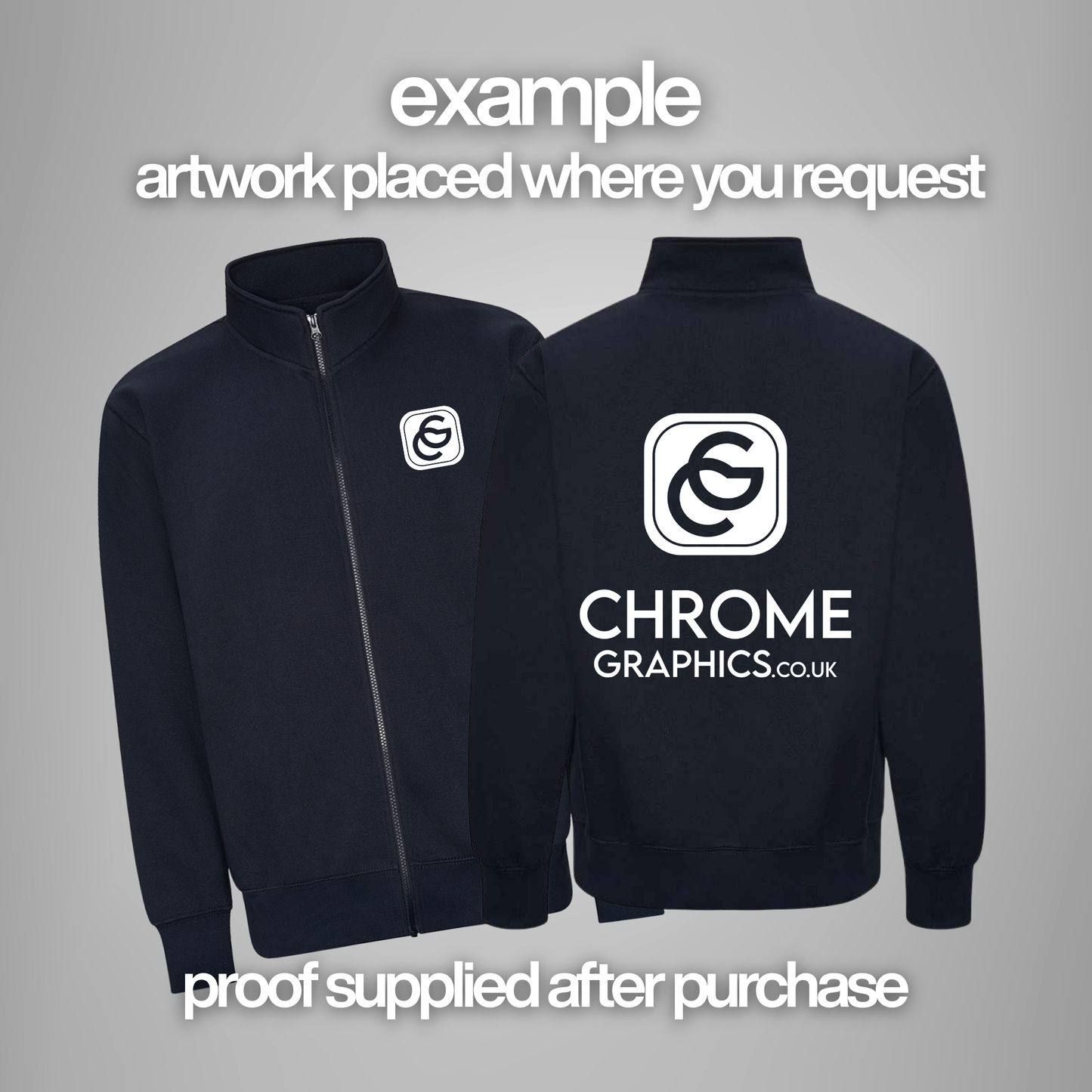 AWDis Campus Full Zip Sweatshirt