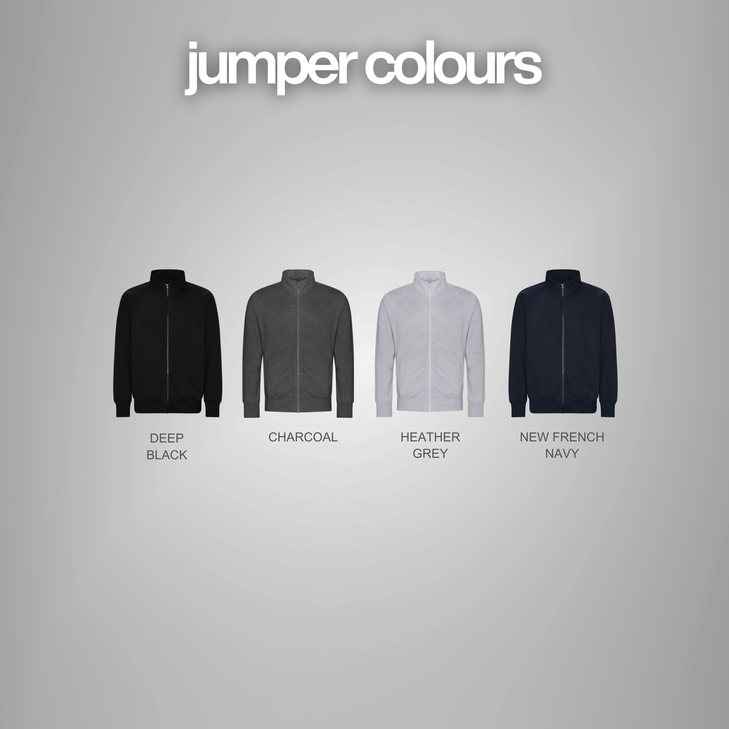 AWDis Campus Full Zip Sweatshirt