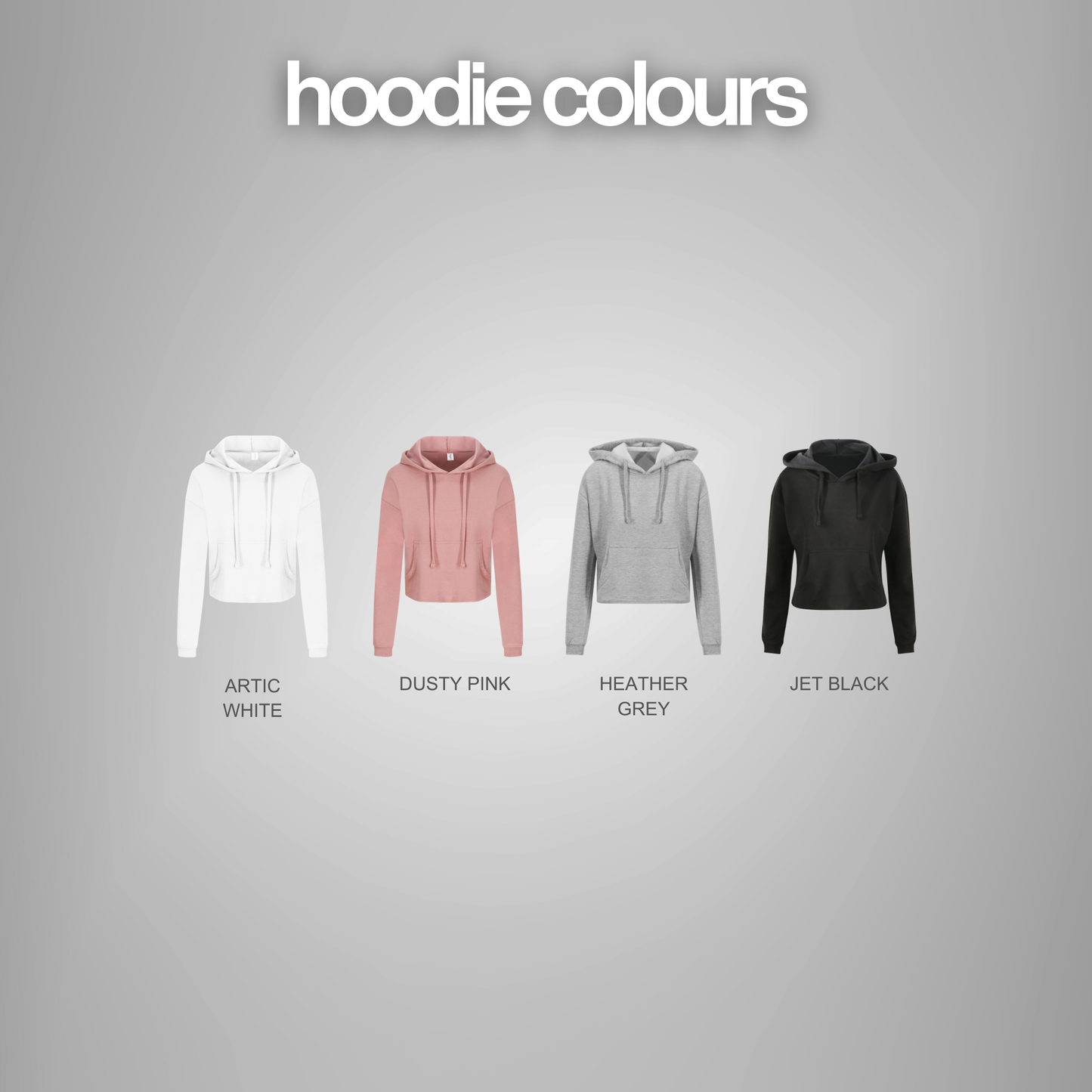 AWDis Ladies Cropped Hoodie