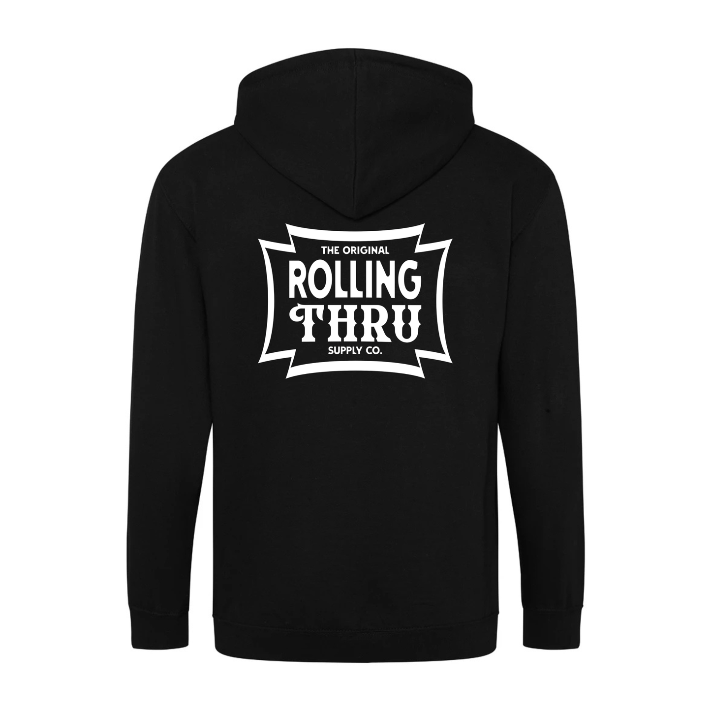 Rolling Thru Zip Hooded Sweatshirt (Black)