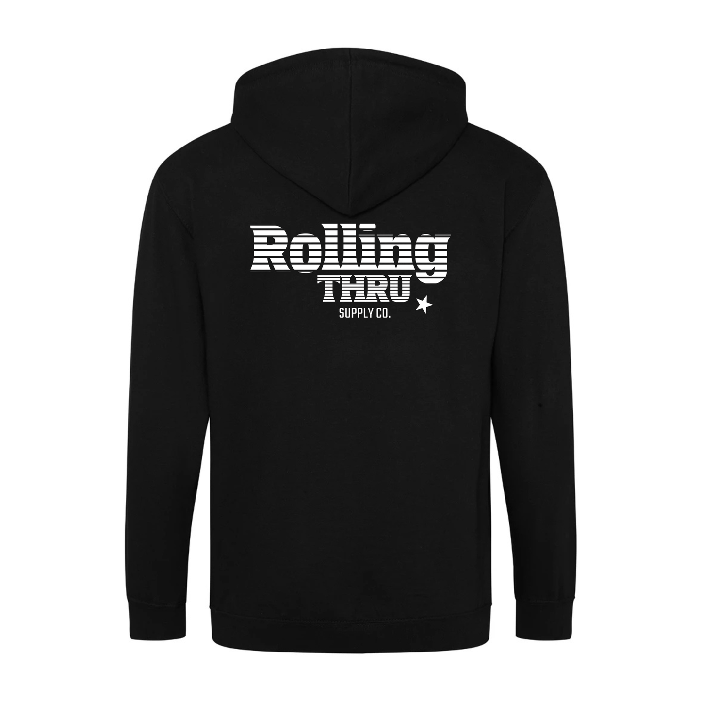 Rolling Thru Zip Hooded Sweatshirt (Black)