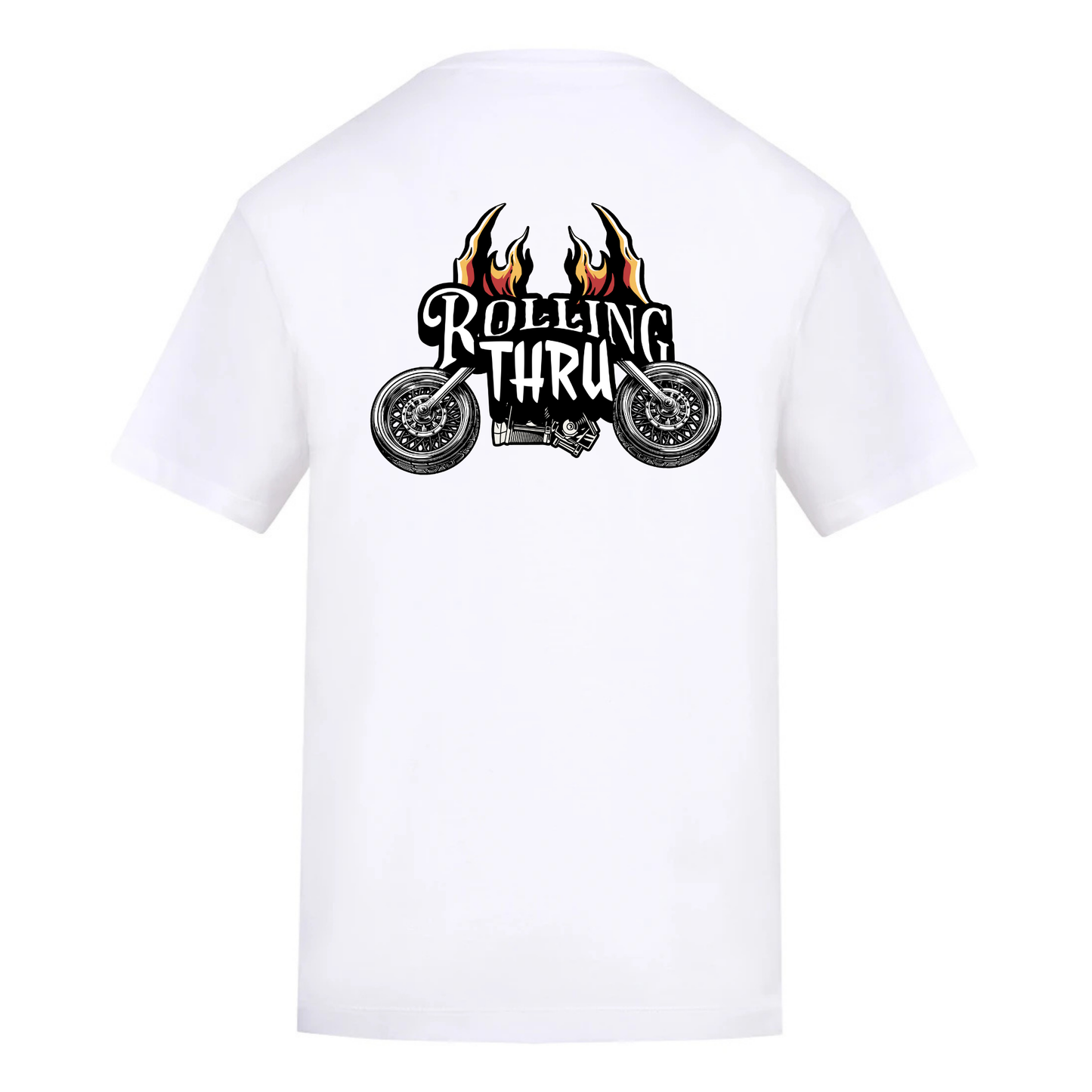 Rolling Thru Cotton T-Shirt (White)