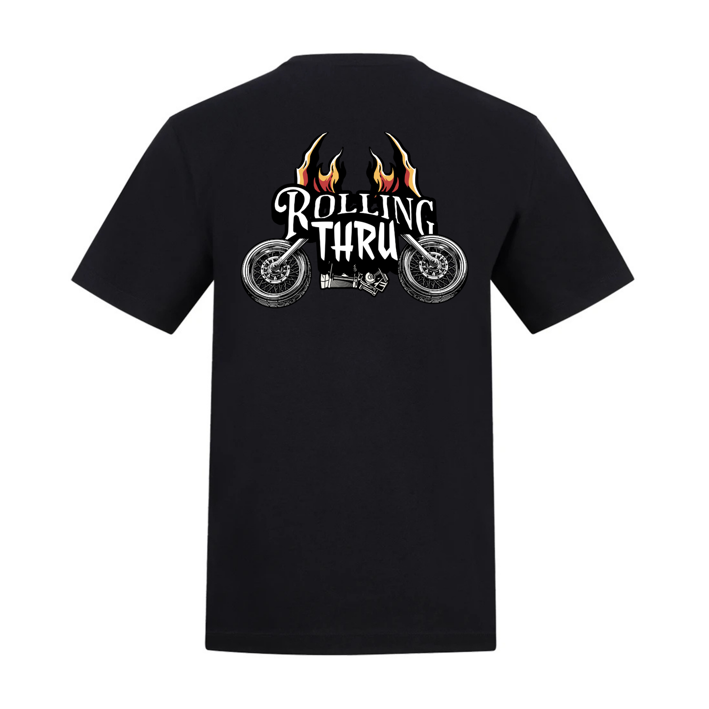 Rolling Thru Cotton T-Shirt (Black)