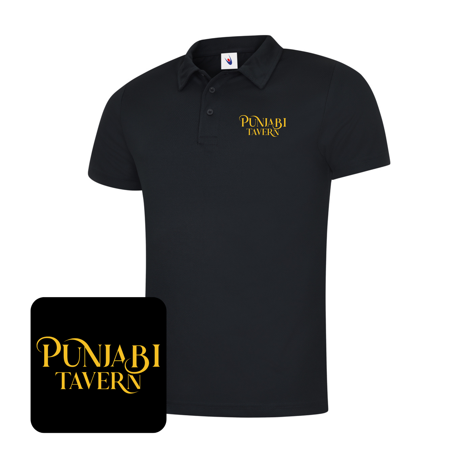 Mens Ultra Cool Poloshirt (Black)