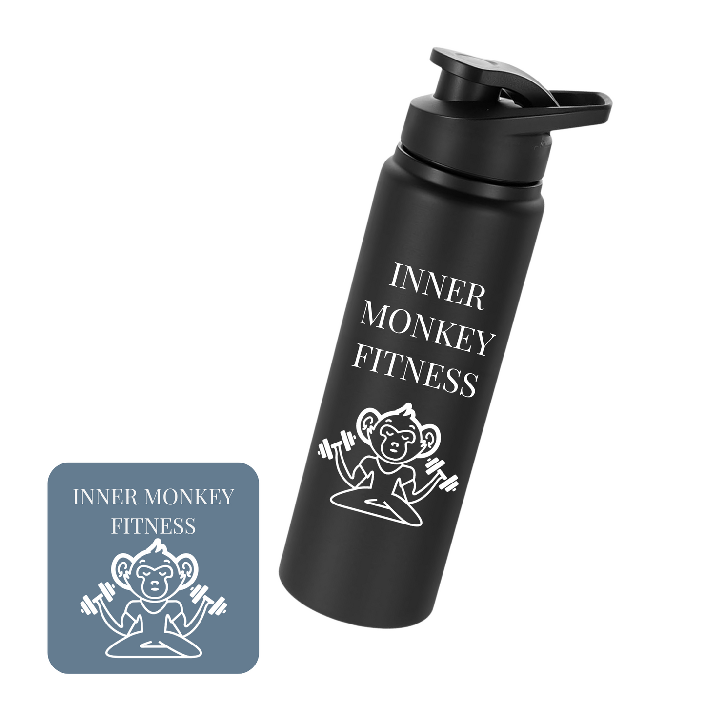 Inner Monkey Fitness - Metal Water Bottle (25oz/750ml)