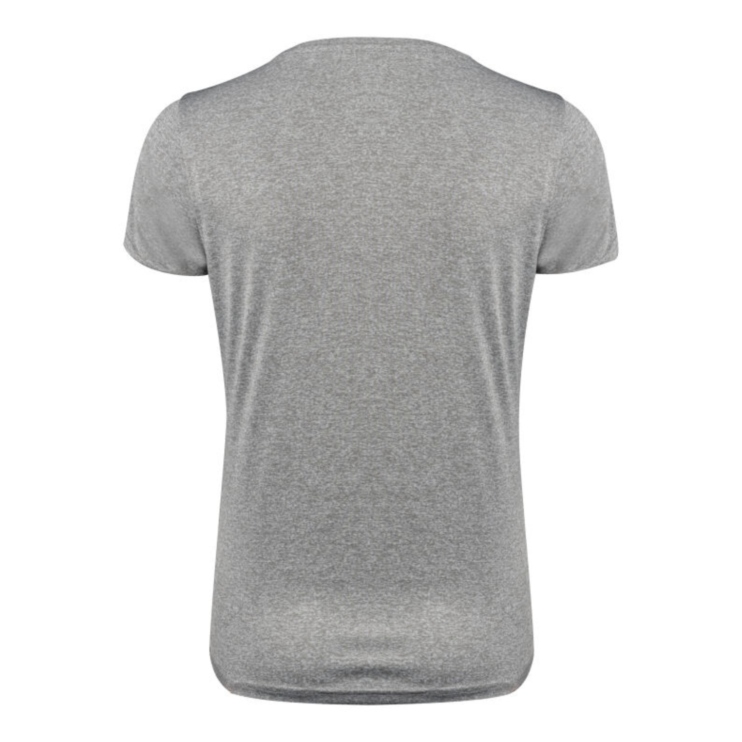 Ladies Printer Red Run Active T-Shirt (Grey Melange)