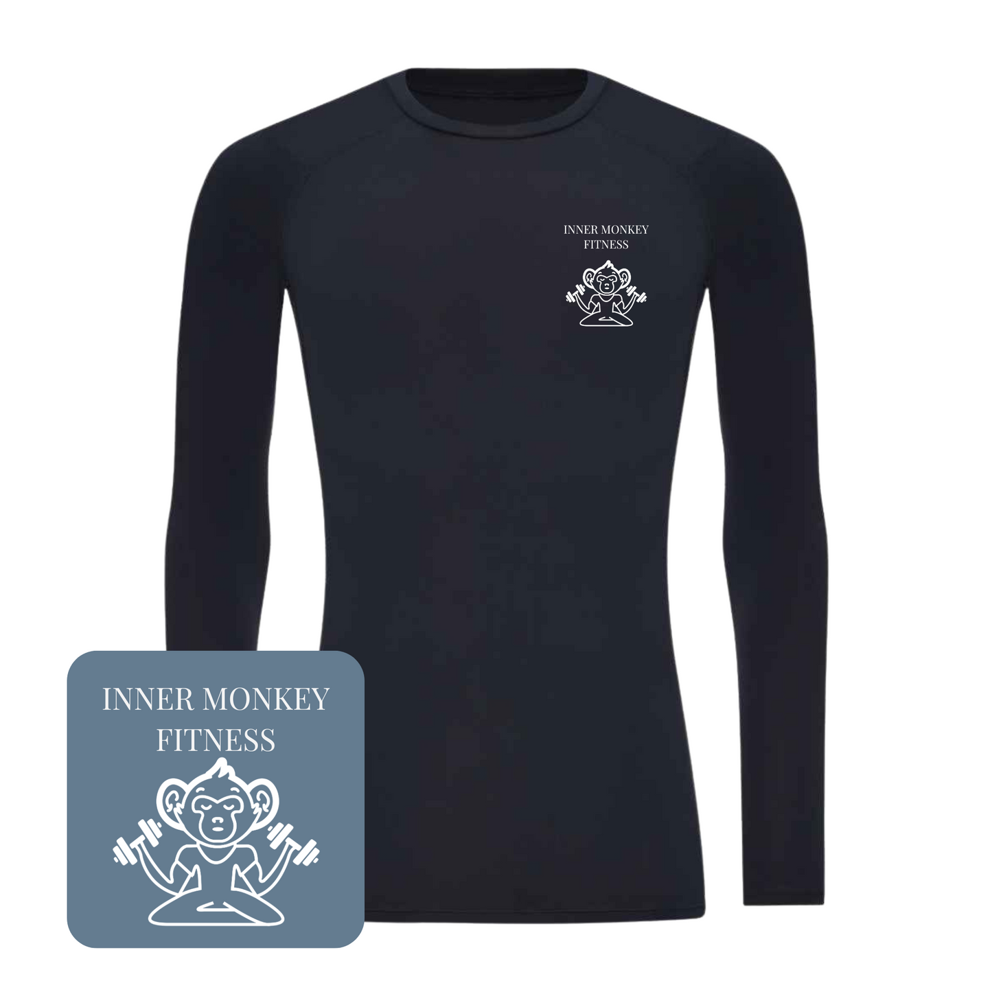 Unisex Cool Active Compression Top (Navy)