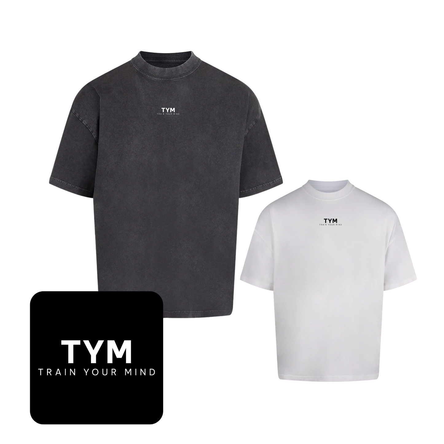 TYM Distortion Washed Oversized T-Shirt