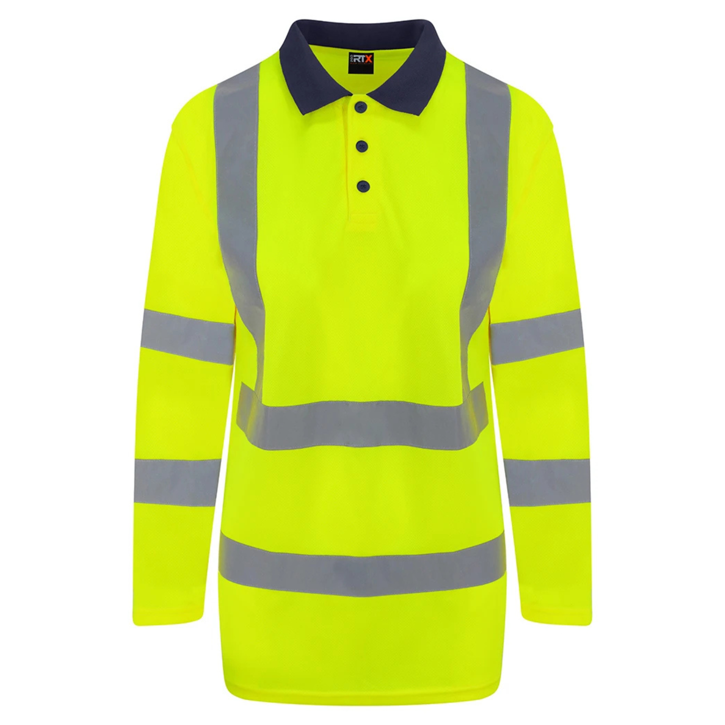 Pro RTX High Visibility Long Sleeve Polo Shirt