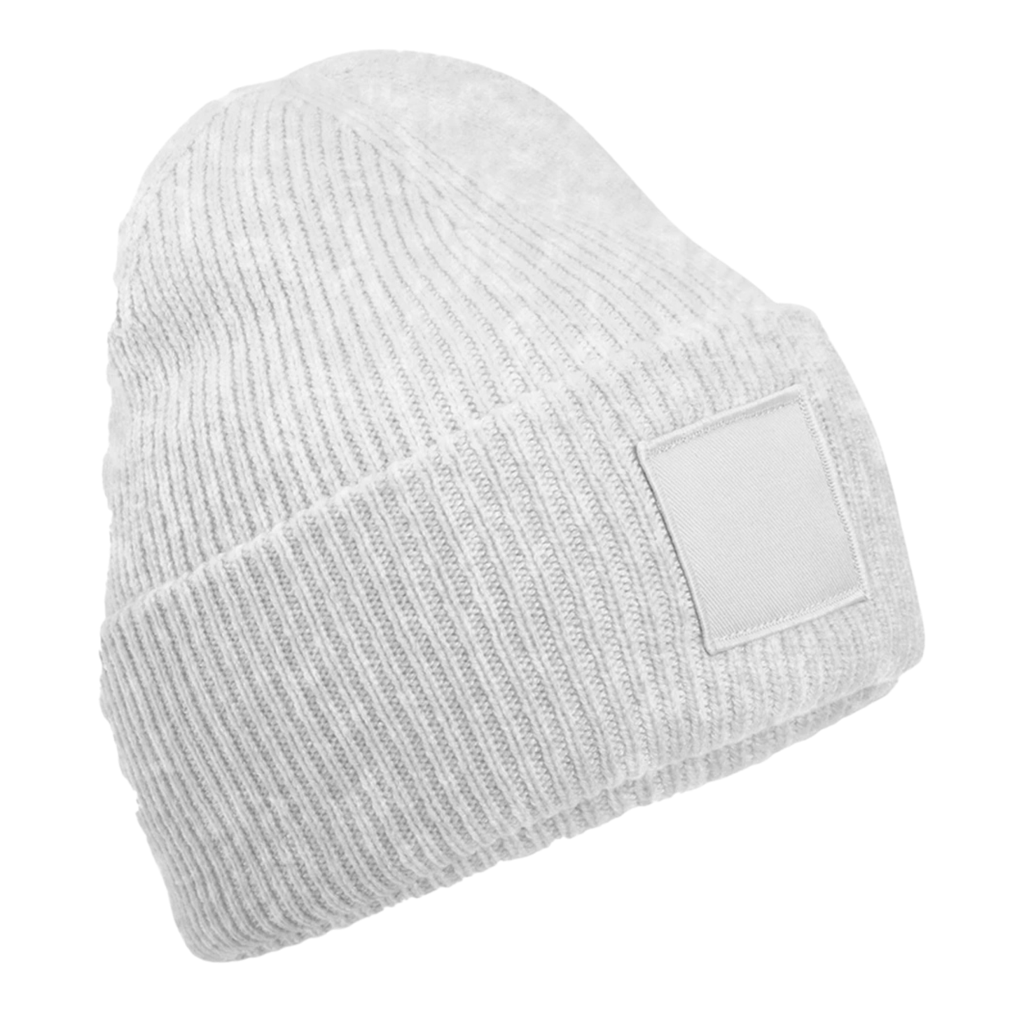 Beechfield Deep Cuff Tonal Patch Beanie