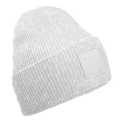 Beechfield Deep Cuff Tonal Patch Beanie