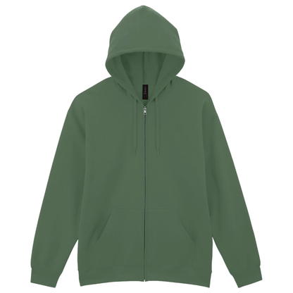 Gildan SoftStyle® Midweight Full Zip Hooded Sweatshirt