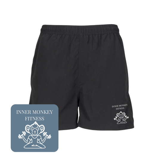 Men's Active Track Shorts (Black)