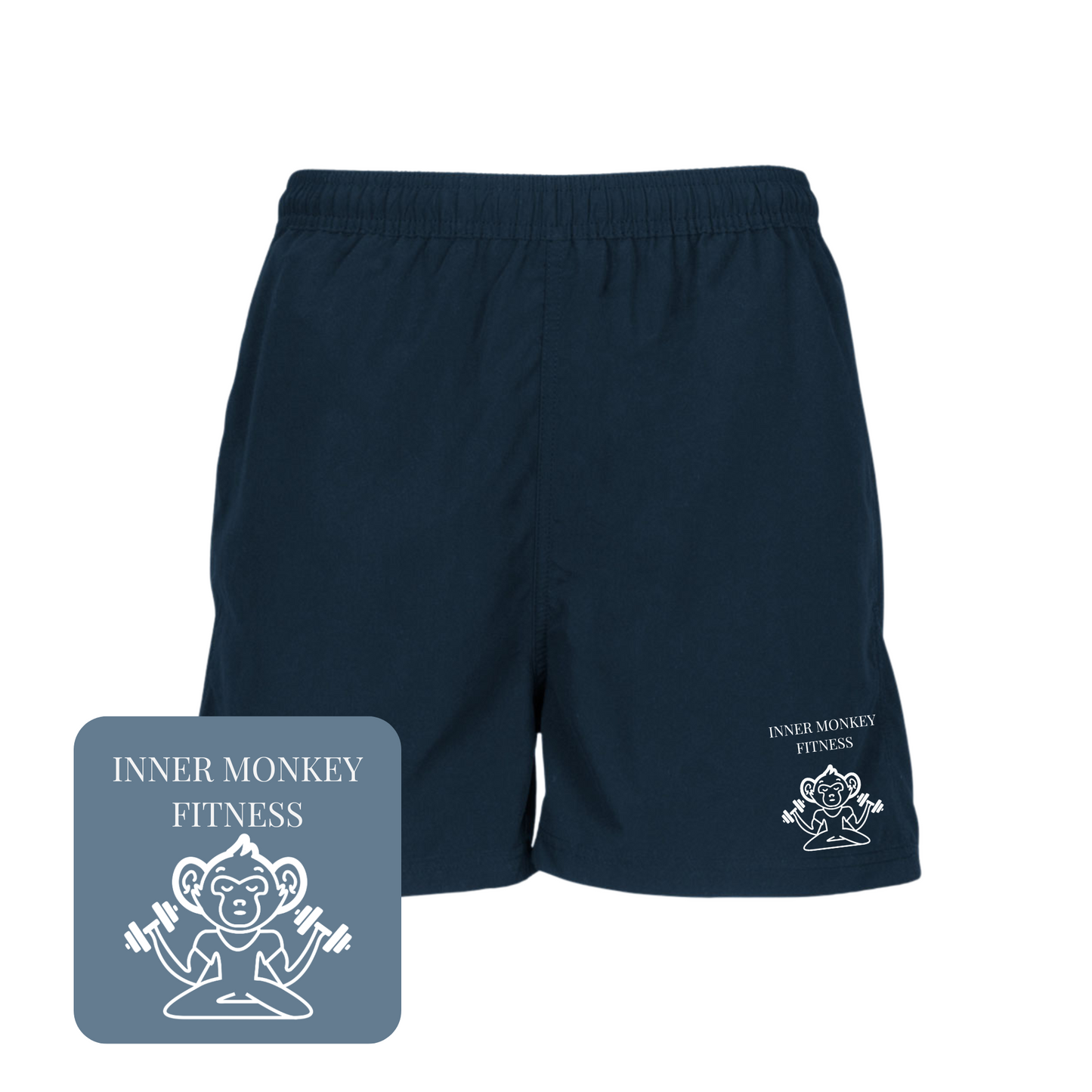 Men's Active Track Shorts (Navy)