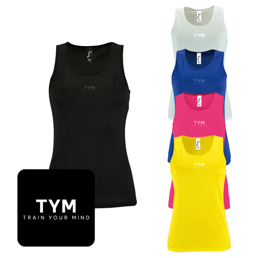 TYM Contrast Ladies Sporty Performance Tank Top