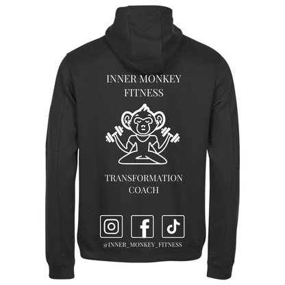 Tee Jays Athletic Hooded Sweatshirt (Black)