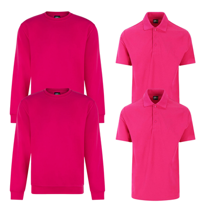 Pro RTX Essential workwear clothing bundle from TIX Printing pink
