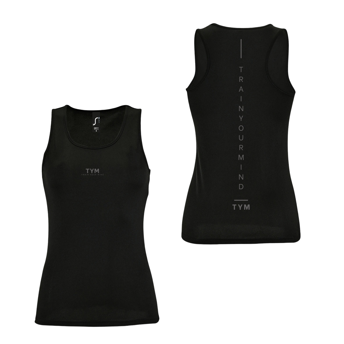 TYM Contrast Ladies Sporty Performance Tank Top