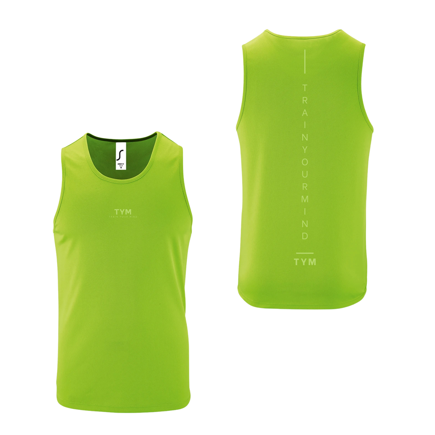 TYM Contrast Sporty Performance Tank Top