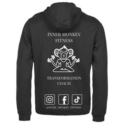 Tee Jays Athletic Hooded Full Zip Sweat Jacket (Black)